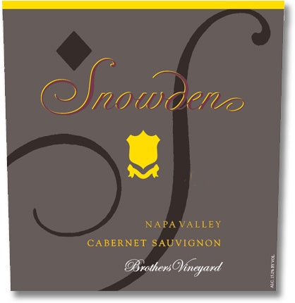 Snowden 2017 Brother's Vineyard Cabernet Sauvignon