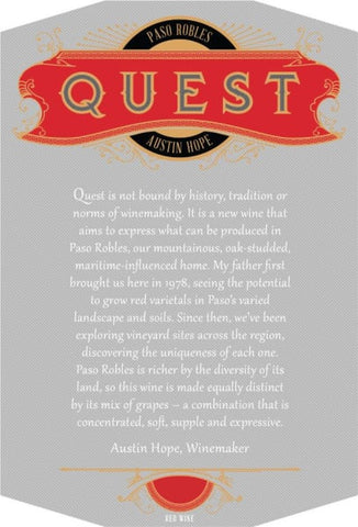 Austin Hope 2023 Quest Cabernet Franc