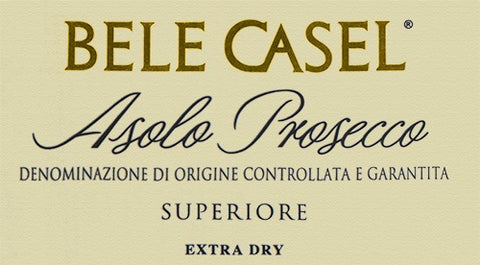 Bele Casel Asolo Prosecco Extra Dry