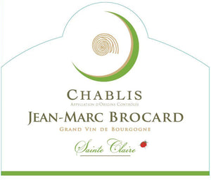 Jean-Marc Brocard 2023 Sainte Claire Chablis
