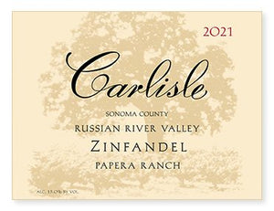 Carlisle 2021 Papera Ranch Zinfandel