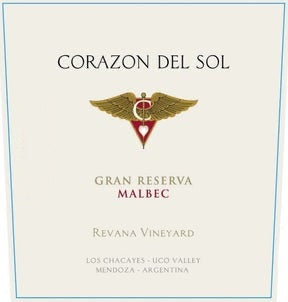 Corazon del Sol 2020 Gran Reserva Estate Malbec
