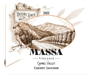 Desire Lines 2022 Massa Vineyard Cabernet Sauvignon