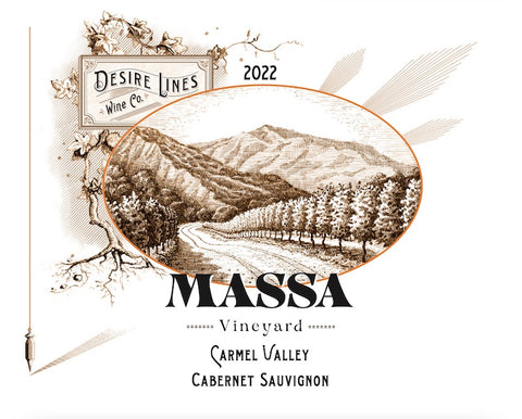 Desire Lines 2022 Massa Vineyard Cabernet Sauvignon