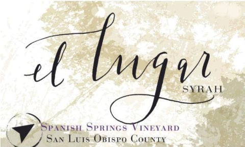 El Lugar 2021 SLO Coast Syrah