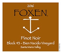 Foxen 2020 Bien Nacido Block 43 Pinot Noir