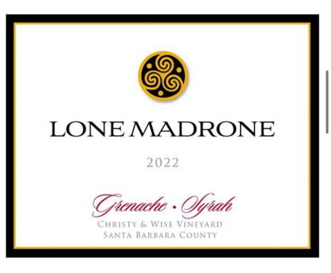 Lone Madrone 2022 Christy and Wise