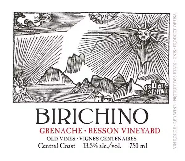 Birichino 2023 Besson Vineyard Old Vines Grenache