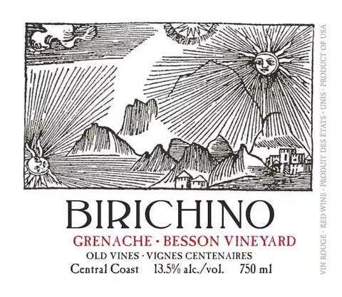 Birichino 2023 Besson Vineyard Old Vines Grenache