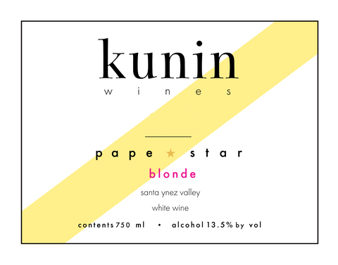 Kunin Wines 2020 Pape Star Blonde