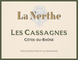 Chateau la Nerthe 2021 Les Cassagnes Cotes du Rhone Blanc