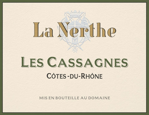 Chateau la Nerthe 2021 Les Cassagnes Cotes du Rhone Blanc