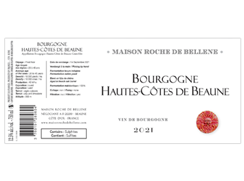 Maison Roche de Bellene 2021 Hautes-Cotes de Beaune Rouge