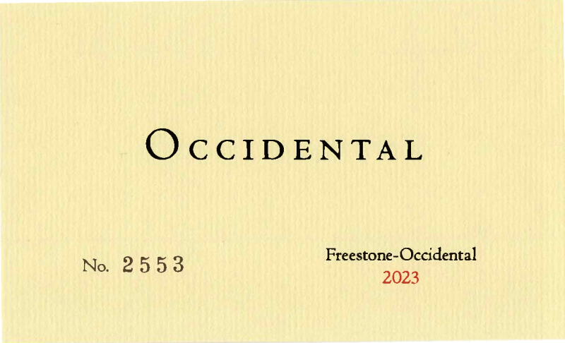 Occidental 2023 Freestone-Occidental Pinot Noir