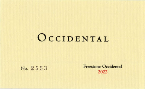 Occidental 2022 Freestone-Occidental Pinot Noir