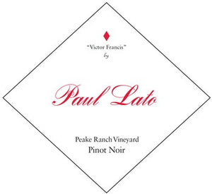 Paul Lato 2021 Victor Francis Pinot Noir