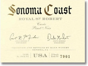 RAEN 2022 Royal St. Robert Pinot Noir