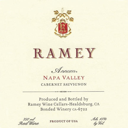 Ramey 2019 Annum Cabernet Sauvignon