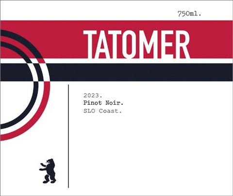 Tatomer 2023 SLO Coast Pinot Noir