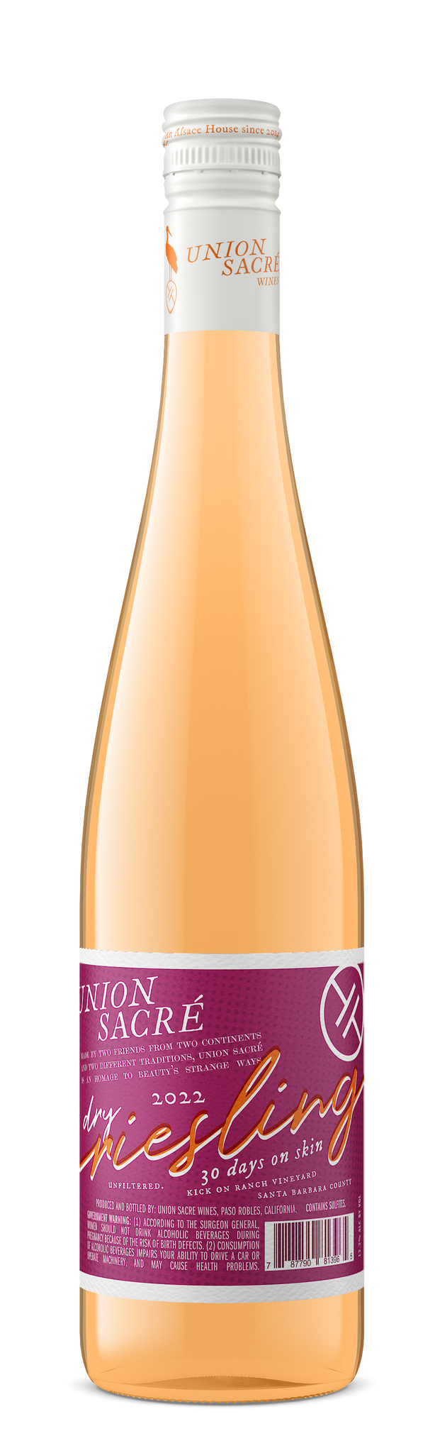 Union Sacre 2023 Orange Riesling