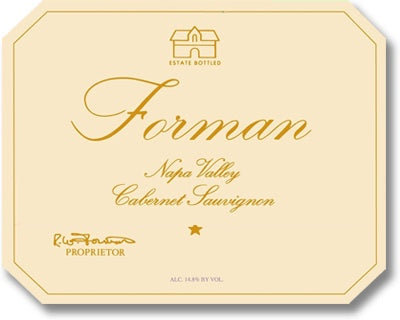 Forman 2017 Cabernet Sauvignon