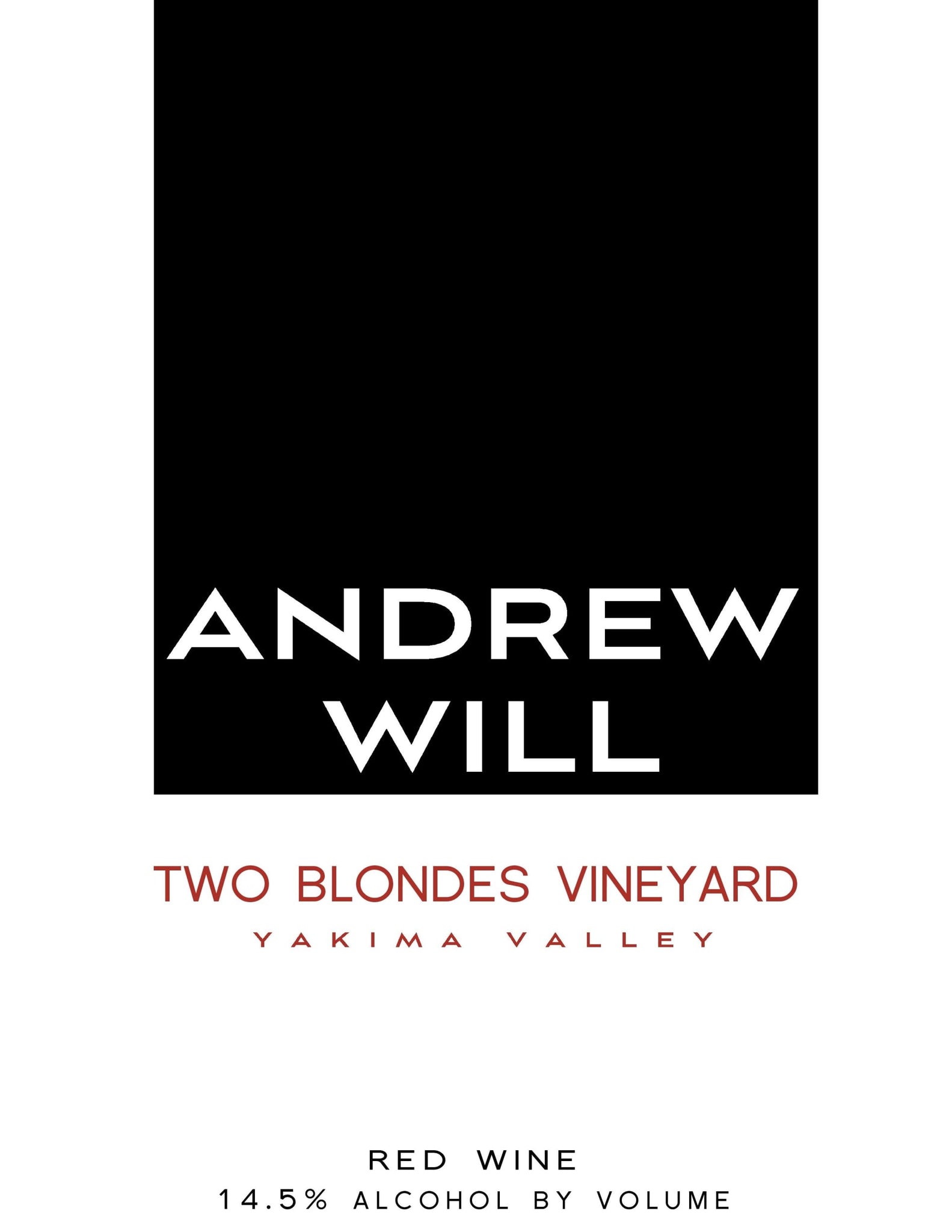 Andrew Will 2018 Two Blondes Vineyard Red