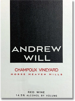 Andrew Will 2017 Champoux Vineyard