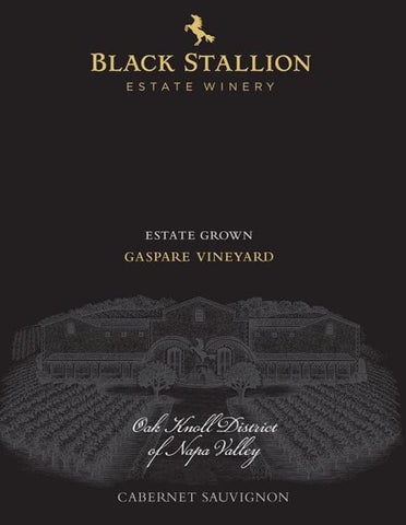 Black Stallion 2019 Gaspare Vineyard Cabernet Sauvignon