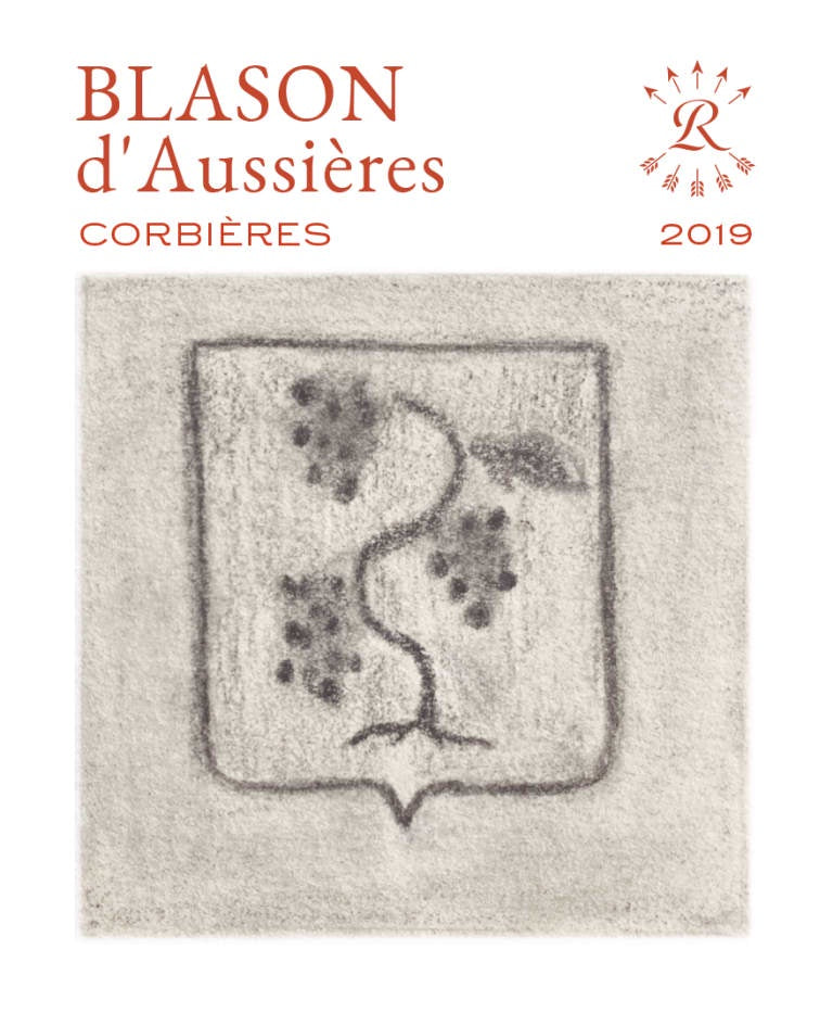 Chateau d'Aussières 2019 Blason d'Aussieres Corbieres