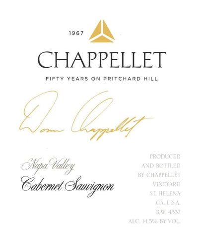Chappellet 2019 Signature Cabernet Sauvignon