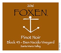 Foxen 2020 Bien Nacido Block 43 Pinot Noir