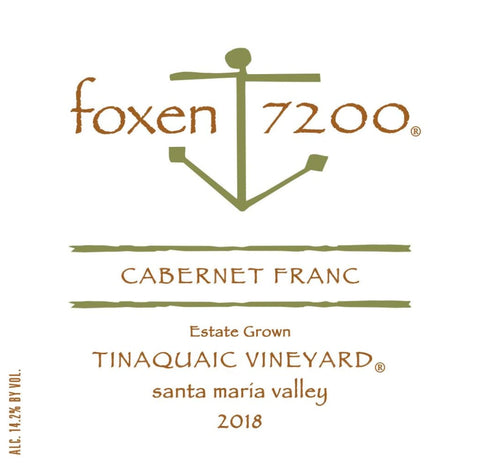 Foxen 2019 Tinaquaic Vineyard Cabernet Franc