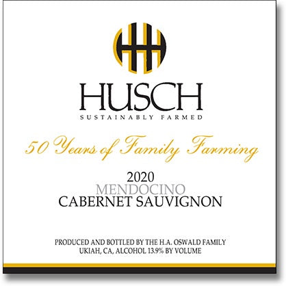 Husch 2020 Cabernet Sauvignon