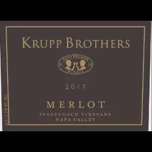 Krupp Brothers 2017 Merlot