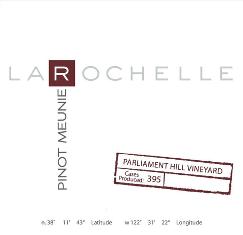 La Rochelle 2017 Parliament Hills Vineyard Pinot Meunier
