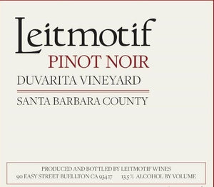 Leitmotif 2018 Duvarita Vineyard Pinot Noir