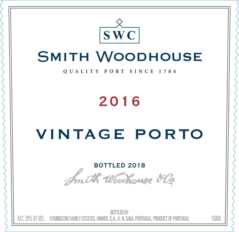 Smith Woodhouse 2016 Vintage Port