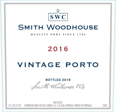 Smith Woodhouse 2016 Vintage Port