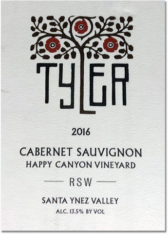 Tyler 2016 RSW Cabernet Sauvignon