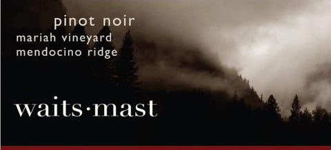 Waits-Mast 2019 Mariah Vineyard Pinot Noir