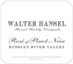 Walter Hansel 2022 Rosé of Pinot Noir
